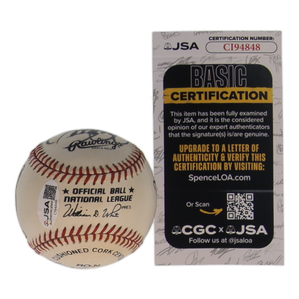 Chicago Cubs HoFers and Greats | ONL Baseball Signed by (8) with Ryne Sandberg, Andre Dawson, Frank Castillo (JSA) at PristineAuction.com Chicago Cubs HoFers and Greats | ONL Baseball Signed by (8) with Ryne Sandberg, Andre Dawson, Frank Castillo (JSA) at PristineAuction.com