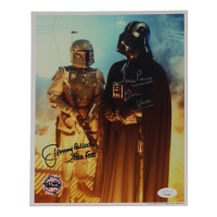 Jeremy Bulloch & David Prowse Signed "Star Wars" 8x10 Photo Inscribed "Boba Fett" & "Darth Vader" (JSA) at PristineAuction.com