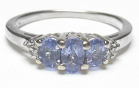 .64 Carats Natural Tanzanite & Diamond Ring | Estimated Retail Value: $1,000 (UGL Cert) at PristineAuction.com