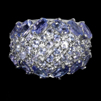 4.00 Carats Natural Tanzanite Ring | $2,100 Estimated Retail Value (UGL Cert) at PristineAuction.com