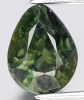 1.37 Carats Natural Green Sapphire Loose at PristineAuction.com