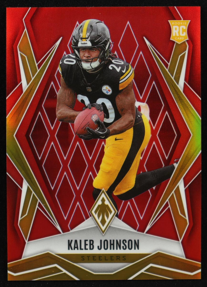 Kaleb Johnson 2025 Panini Phoenix Red #182 #81/99 RC