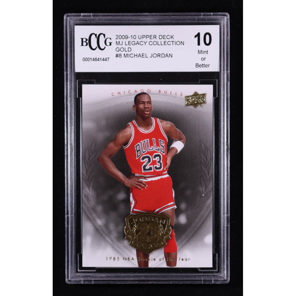 Michael Jordan 2009-10 Upper Deck MJ Legacy Collection Gold #8 (BCCG 10) at PristineAuction.com