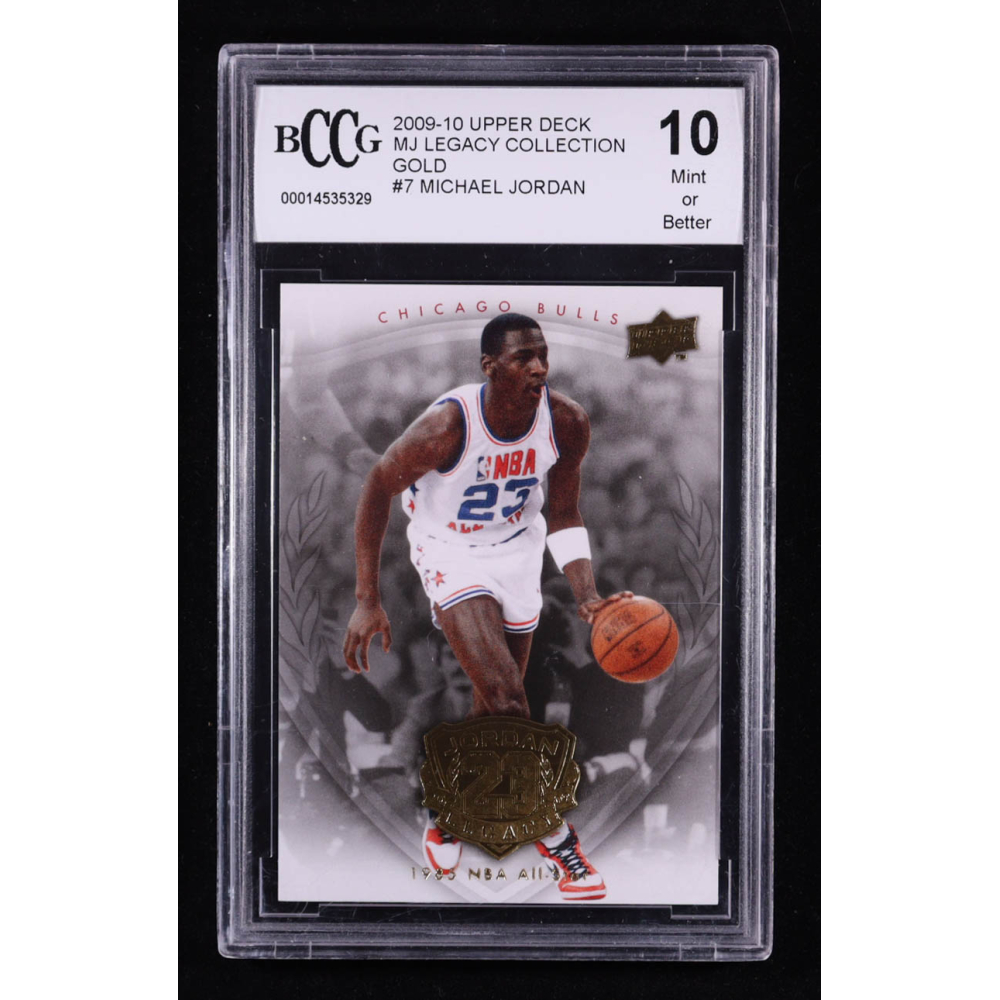 Michael Jordan 2009-10 Upper Deck MJ Legacy Collection Gold #7 (BCCG 10) at PristineAuction.com