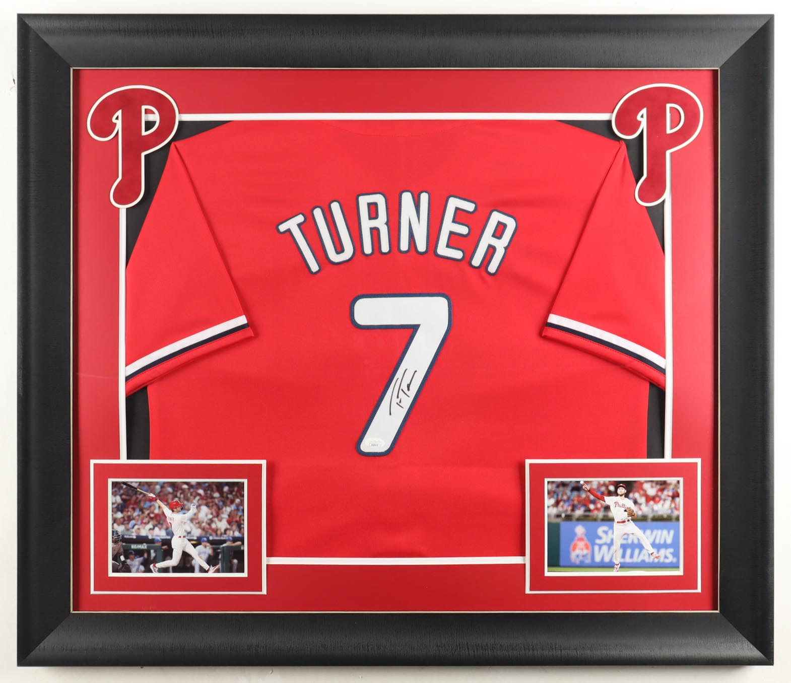 Trea Turner Signed Custom Framed Jersey Display (JSA) at PristineAuction.com Trea Turner Signed Custom Framed Jersey Display (JSA) at PristineAuction.com