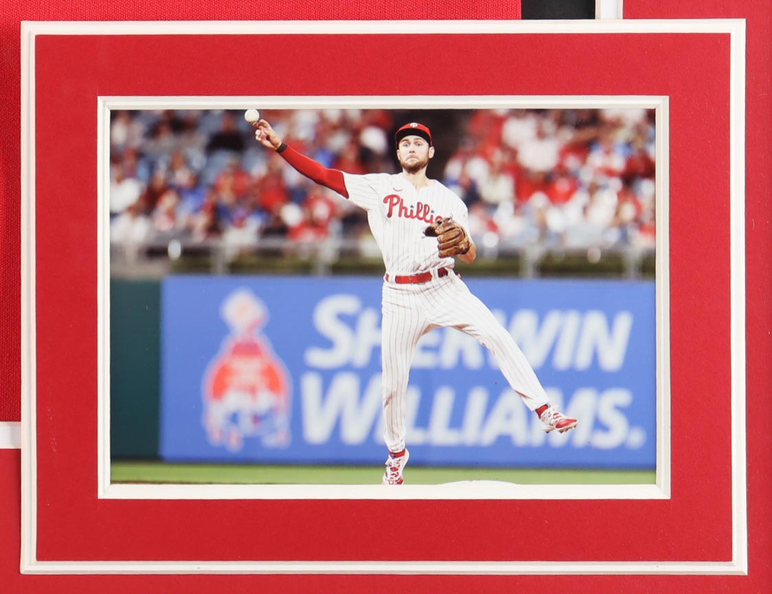 Trea Turner Signed Custom Framed Jersey Display (JSA) at PristineAuction.com Trea Turner Signed Custom Framed Jersey Display (JSA) at PristineAuction.com