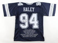 Charles Haley Signed Career Highlight Stat Jersey (JSA) at PristineAuction.com
