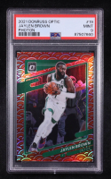 Jaylen Brown 2021-22 Donruss Optic Photon #19 (PSA 9) at PristineAuction.com
