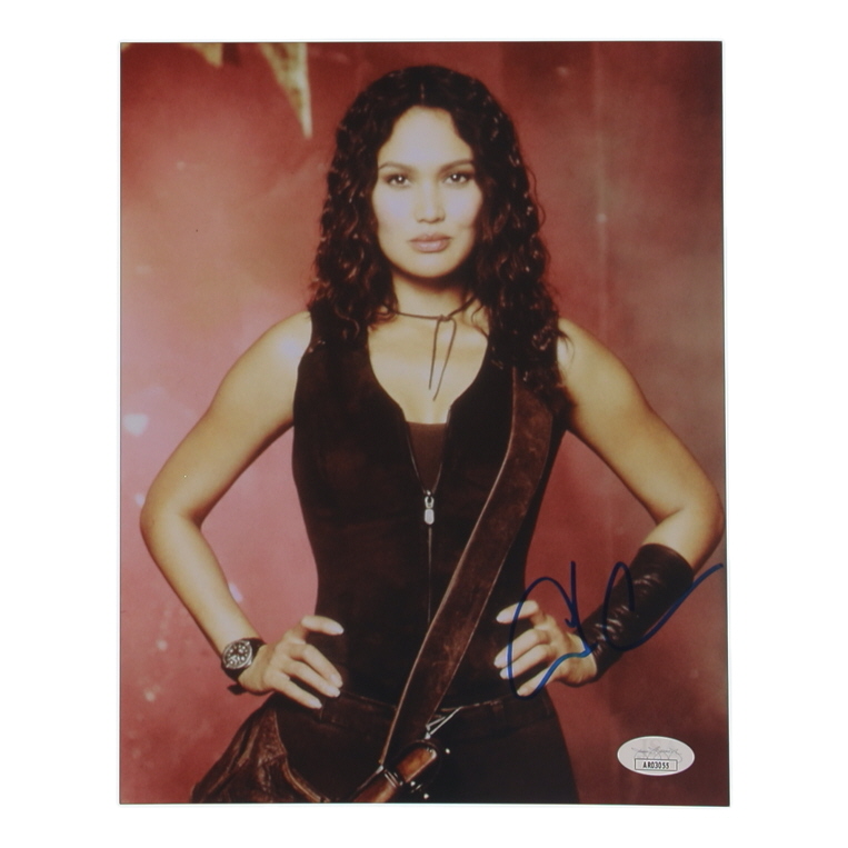 Tia Carrere Signed "Relic Hunter" 8x10 Photo (JSA) at PristineAuction.com Tia Carrere Signed "Relic Hunter" 8x10 Photo (JSA) at PristineAuction.com