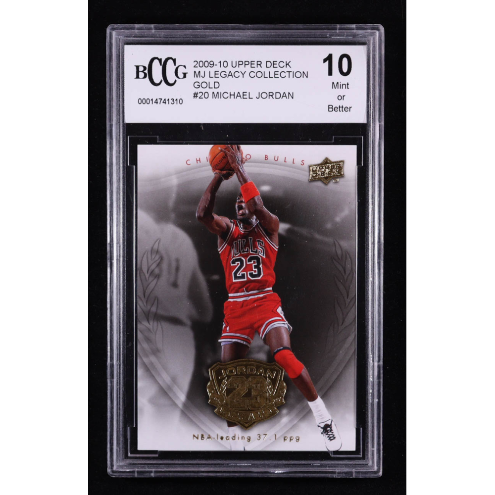 Michael Jordan 2009-10 Upper Deck MJ Legacy Collection Gold #20 (BCCG 10) at PristineAuction.com