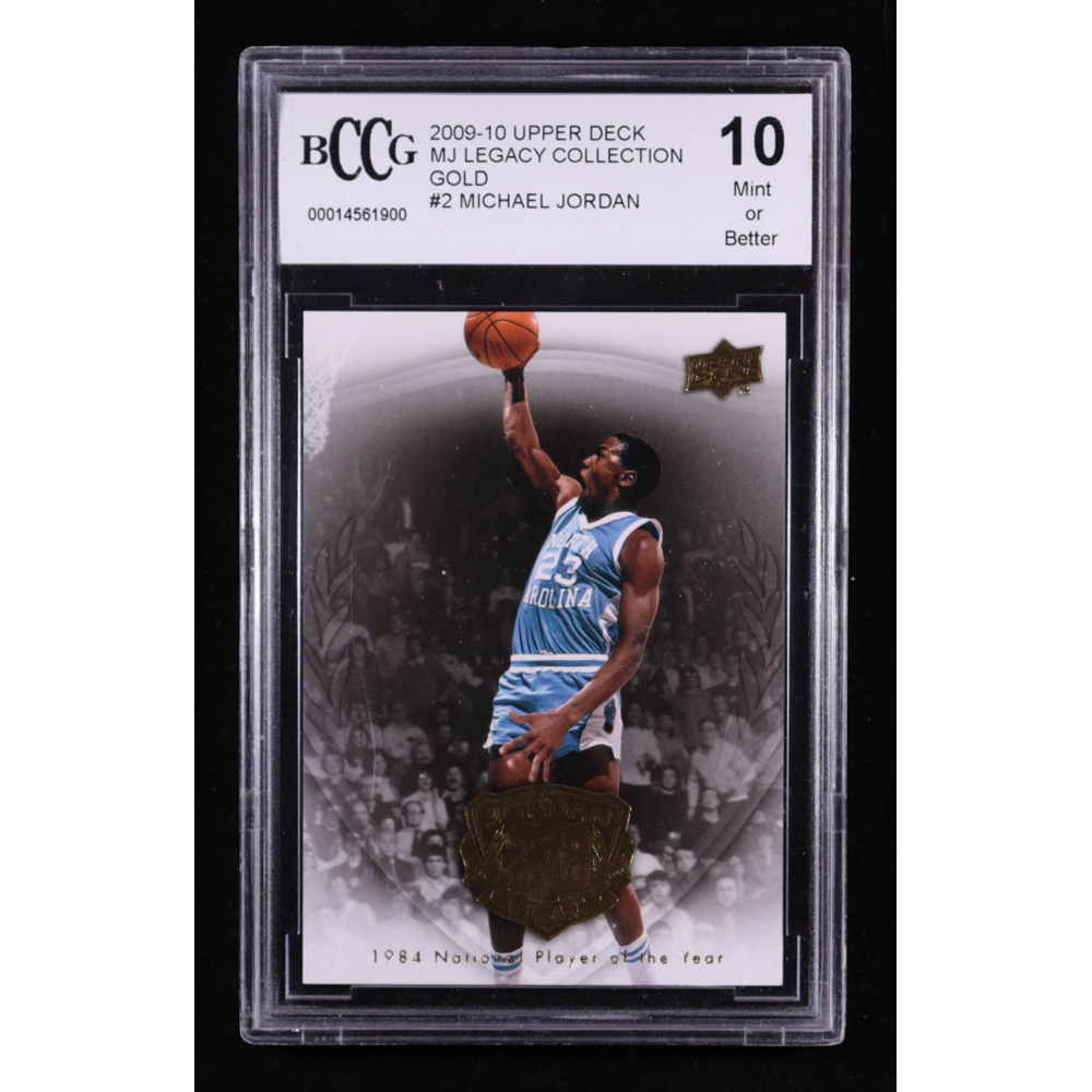 Michael Jordan 2009-10 Upper Deck MJ Legacy Collection Gold #2 (BCCG 10) at PristineAuction.com