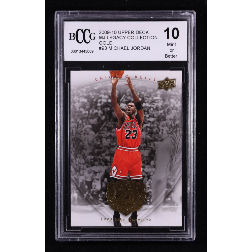 Michael Jordan 2009-10 Upper Deck MJ Legacy Collection Gold #93 (BCCG 10) at PristineAuction.com