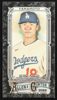Yoshinobu Yamamoto 2025 Topps Allen and Ginter Mini Black Border #138 at PristineAuction.com