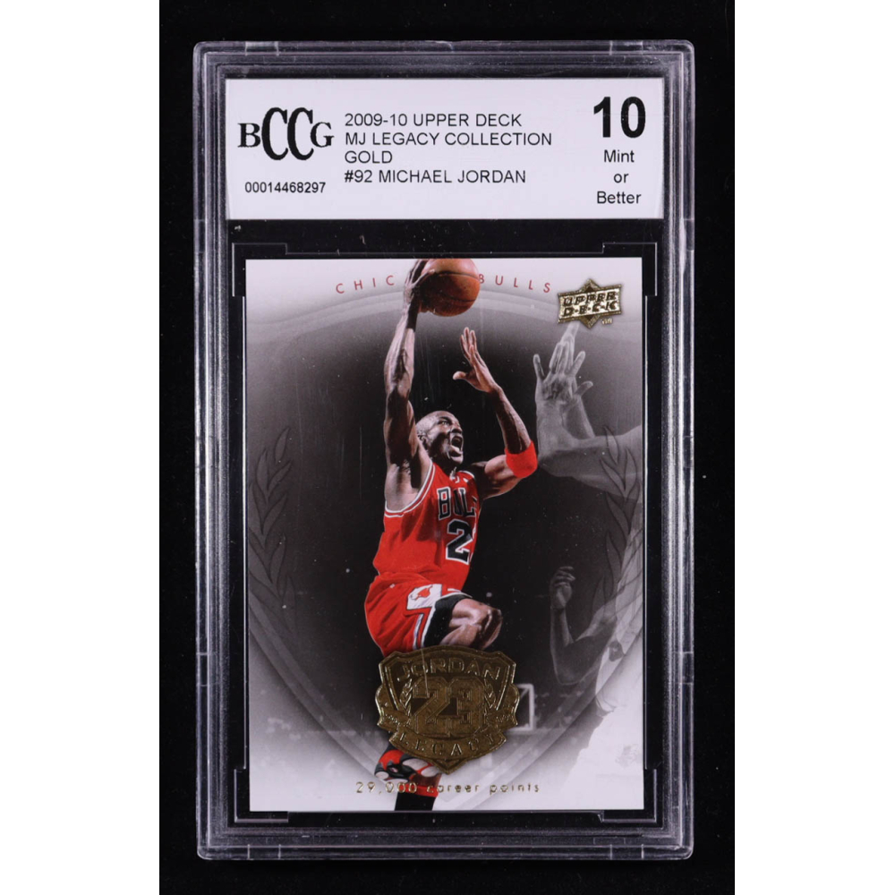 Michael Jordan 2009-10 Upper Deck MJ Legacy Collection Gold #92 (BCCG 10) at PristineAuction.com