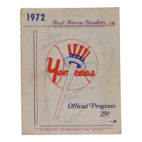 1972 West Haven Yankees Program Magazine Signed by (7) with Loyd Colson, Whitey Jenkins (JSA) at PristineAuction.com