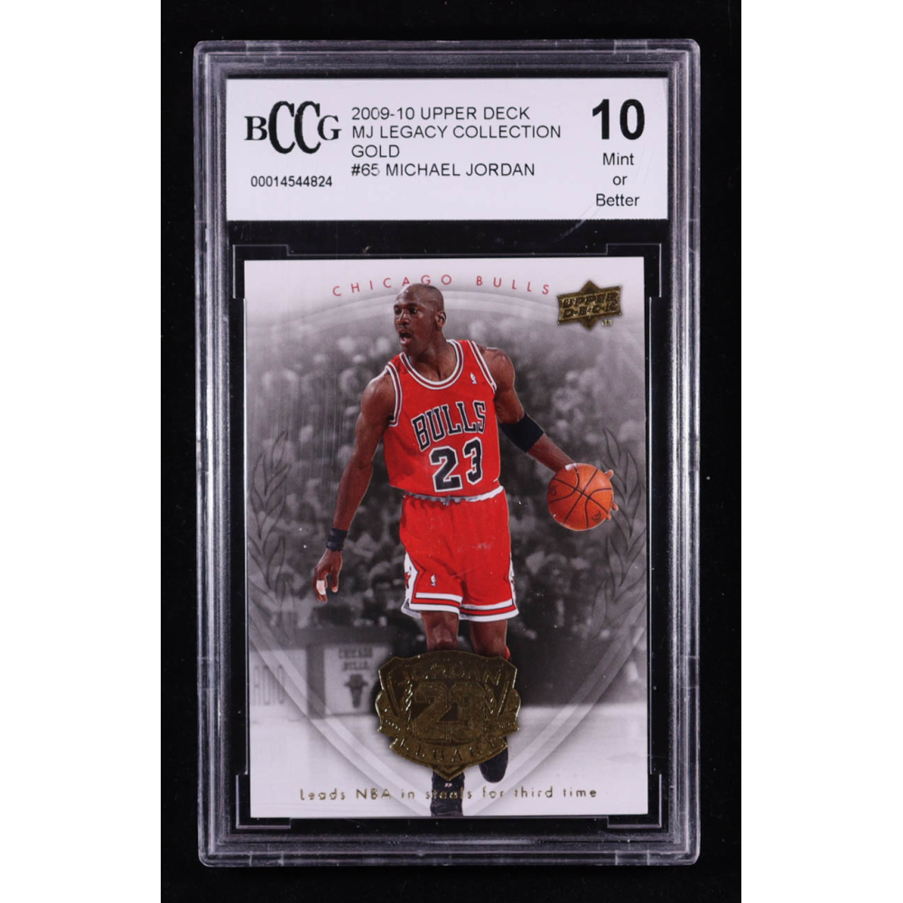 Michael Jordan 2009-10 Upper Deck MJ Legacy Collection Gold #65 (BCCG 10) at PristineAuction.com
