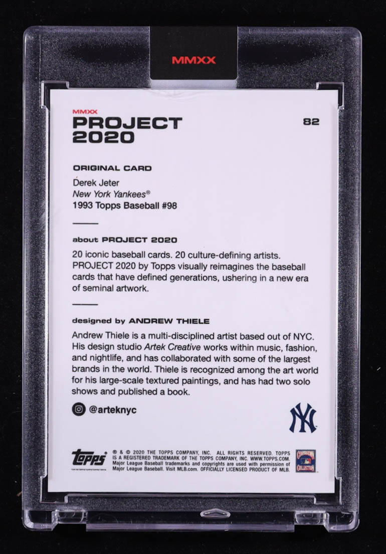 Derek Jeter 2020 Topps Project 2020 #82 / Andrew Thiele at PristineAuction.com Derek Jeter 2020 Topps Project 2020 #82 / Andrew Thiele at PristineAuction.com