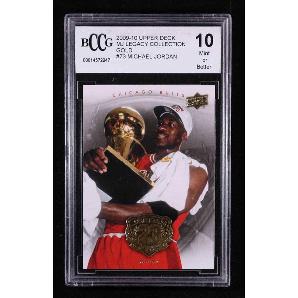 Michael Jordan 2009-10 Upper Deck MJ Legacy Collection Gold #73 (BCCG 10) at PristineAuction.com