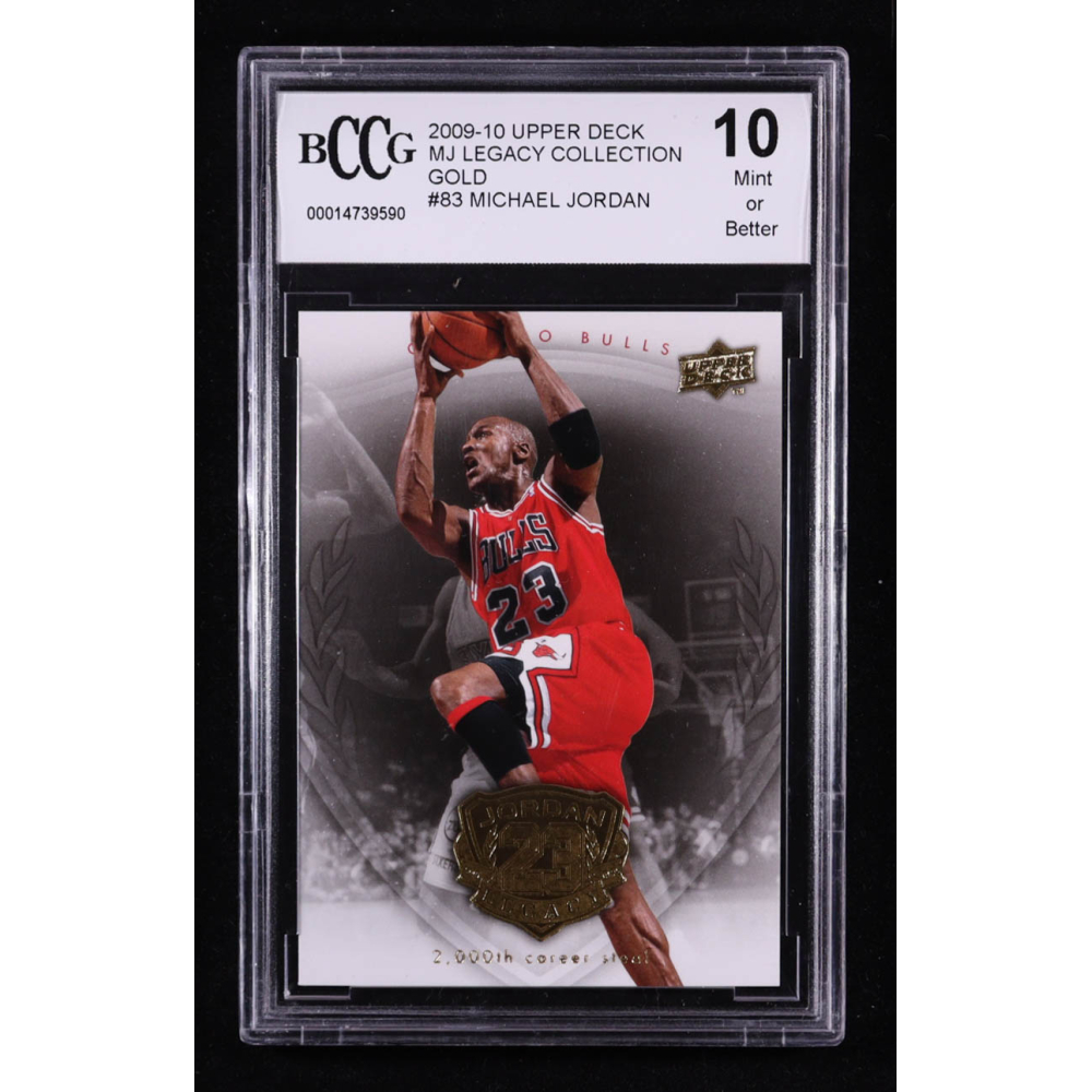 Michael Jordan 2009-10 Upper Deck MJ Legacy Collection Gold #83 (BCCG 10) at PristineAuction.com