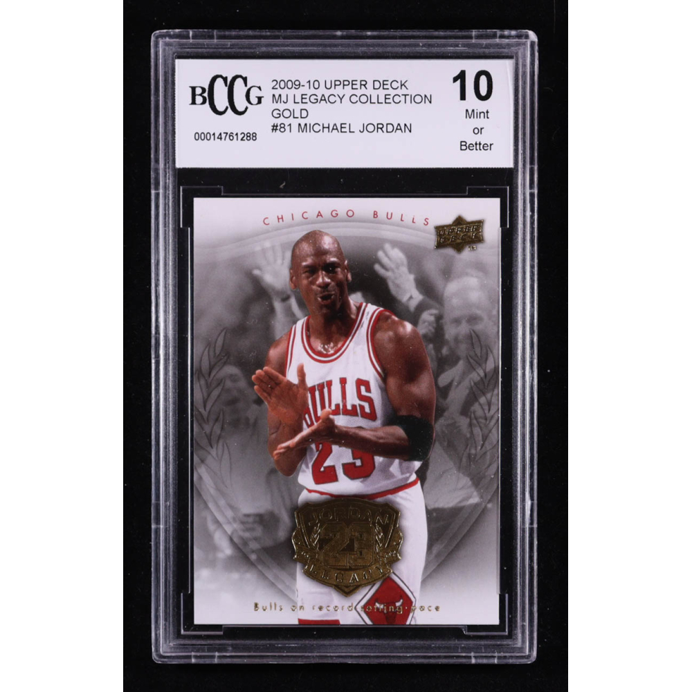 Michael Jordan 2009-10 Upper Deck MJ Legacy Collection Gold #81 (BCCG 10) at PristineAuction.com