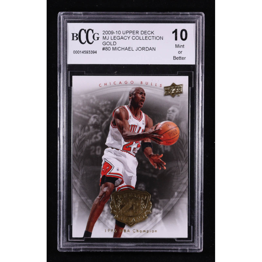 Michael Jordan 2009-10 Upper Deck MJ Legacy Collection Gold #80 (BCCG 10) at PristineAuction.com