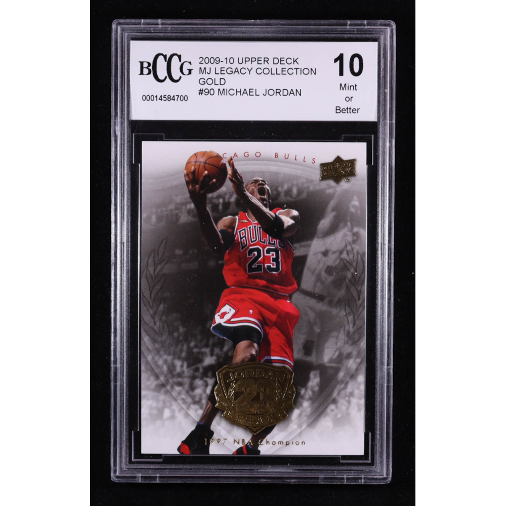 Michael Jordan 2009-10 Upper Deck MJ Legacy Collection Gold #90 (BCCG 10) at PristineAuction.com