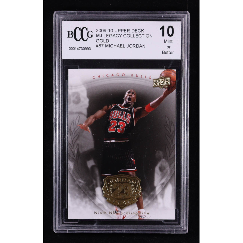 Michael Jordan 2009-10 Upper Deck MJ Legacy Collection Gold #87 (BCCG 10) at PristineAuction.com
