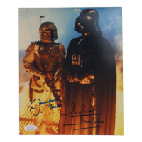 Jeremy Bulloch & David Prowse Signed "Star Wars" 8x10 Photo Inscribed "Boba Fett" & "Darth Vader" (JSA) at PristineAuction.com