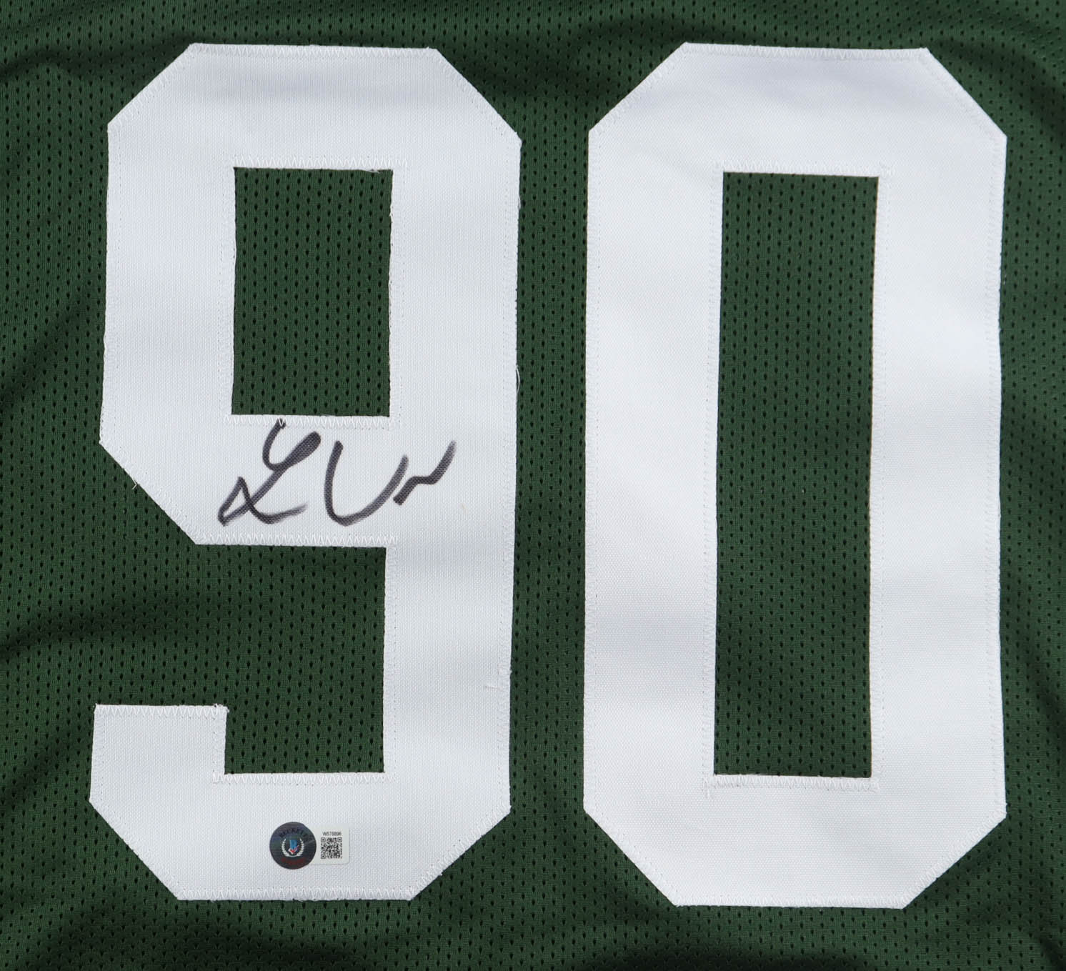 Lukas Van Ness Signed Jersey (Beckett) at PristineAuction.com Lukas Van Ness Signed Jersey (Beckett) at PristineAuction.com