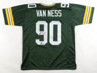 Lukas Van Ness Signed Jersey (Beckett) at PristineAuction.com