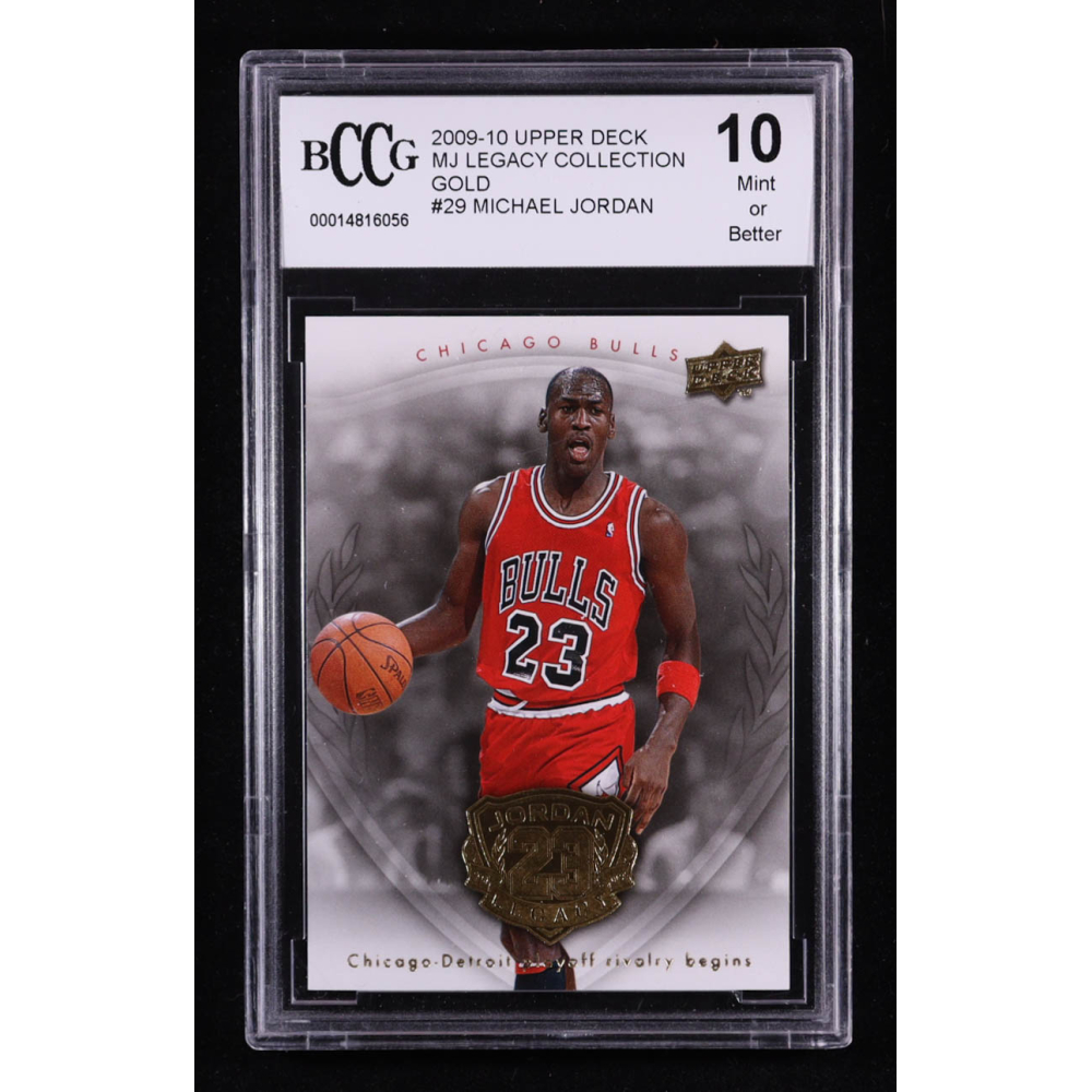 Michael Jordan 2009-10 Upper Deck MJ Legacy Collection Gold #29 (BCCG 10) at PristineAuction.com