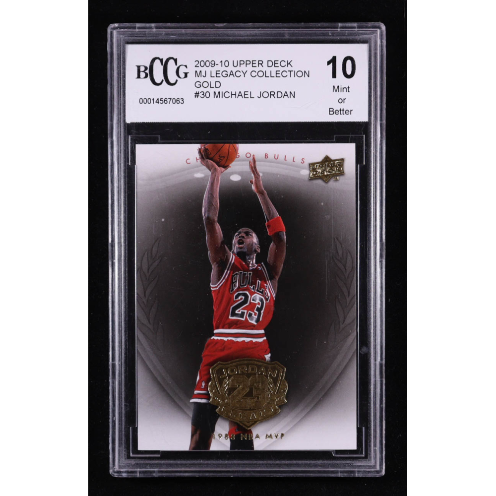 Michael Jordan 2009-10 Upper Deck MJ Legacy Collection Gold #30 (BCCG 10) at PristineAuction.com