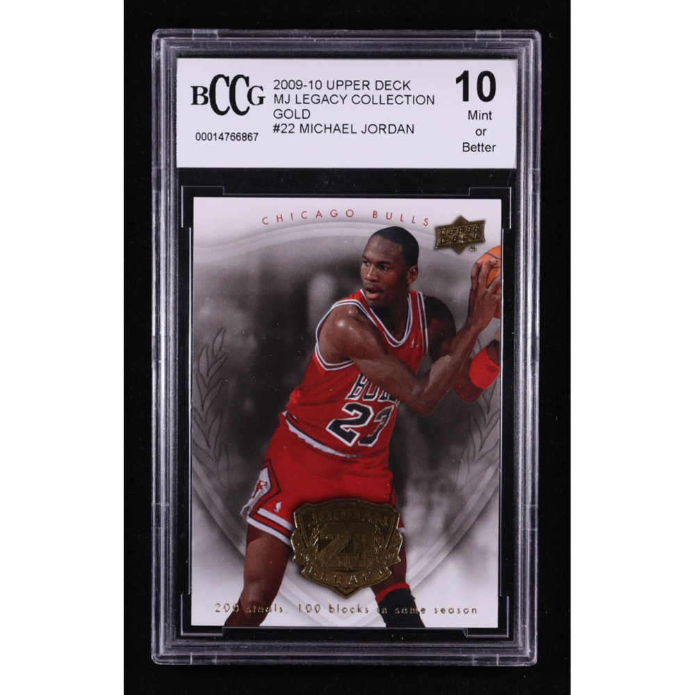 Michael Jordan 2009-10 Upper Deck MJ Legacy Collection Gold #22 (BCCG 10) at PristineAuction.com