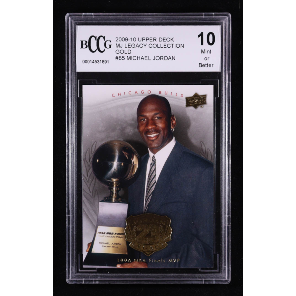 Michael Jordan 2009-10 Upper Deck MJ Legacy Collection Gold #85 (BCCG 10) at PristineAuction.com