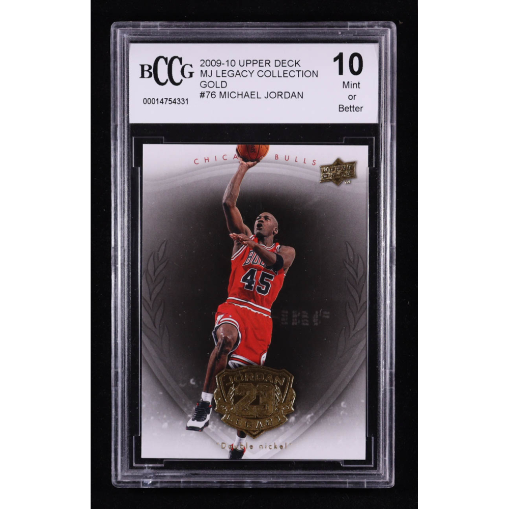 Michael Jordan 2009-10 Upper Deck MJ Legacy Collection Gold #76 (BCCG 10) at PristineAuction.com