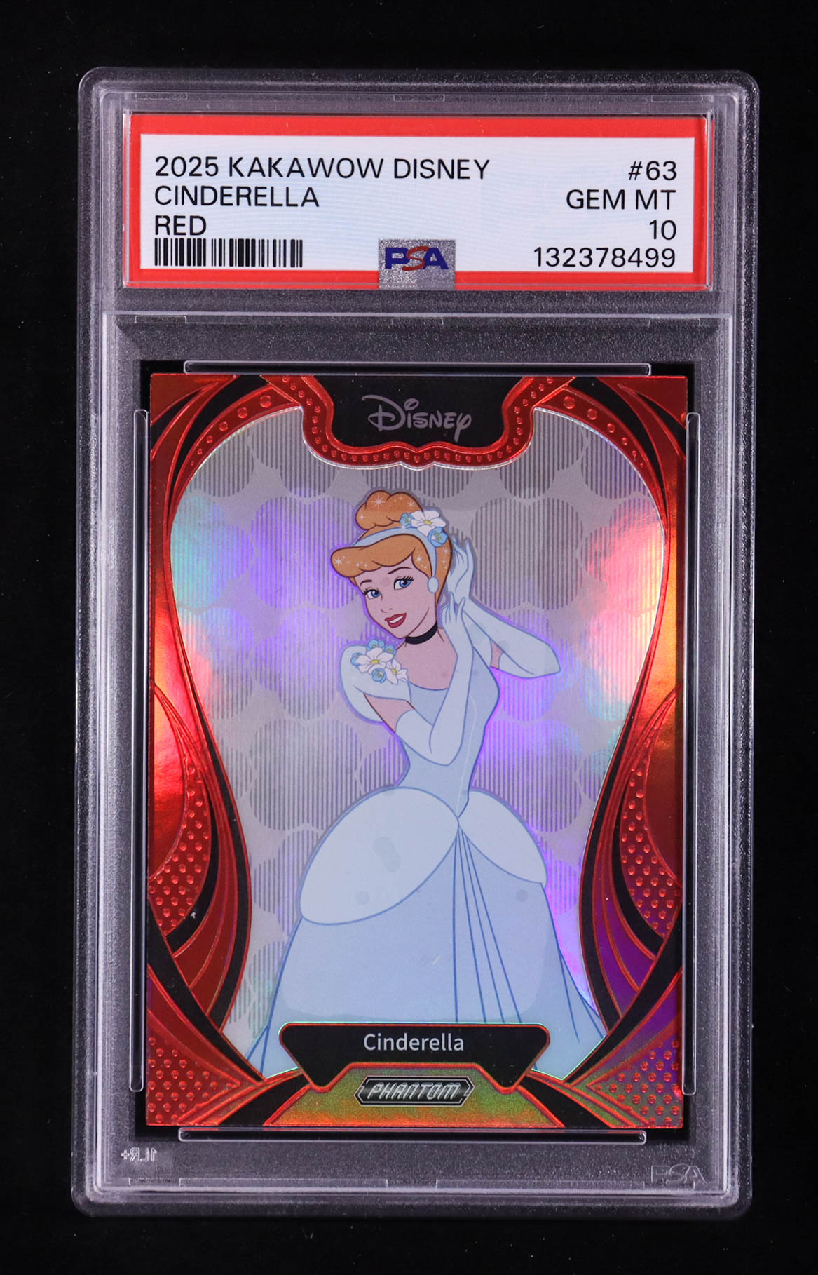 Cinderella 2025 Kakawow Phantom Disney Red #PDBR63 #44/75 (PSA 10) at PristineAuction.com Cinderella 2025 Kakawow Phantom Disney Red #PDBR63 #44/75 (PSA 10) at PristineAuction.com