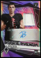 Jack Bech 2025 Panini Phoenix Rookie Phenoms Jersey Autographs Silver #21 #145/149 RC at PristineAuction.com