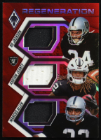 Bo Jackson / Ashton Jeanty / Marcus Allen 2025 Panini Phoenix Regeneration Jerseys Red #1 #029/249 at PristineAuction.com