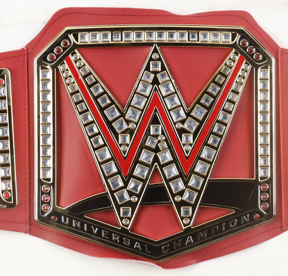 Seth Rollins Signed WWE Universal Championship Belt (JSA) at PristineAuction.com Seth Rollins Signed WWE Universal Championship Belt (JSA) at PristineAuction.com