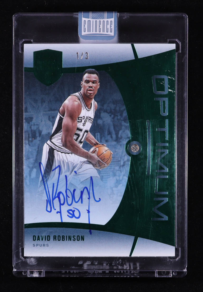 David Robinson 2024-25 Panini Eminence Optimum Diamond Autographs Emerald #10 #1/3 at PristineAuction.com David Robinson 2024-25 Panini Eminence Optimum Diamond Autographs Emerald #10 #1/3 at PristineAuction.com