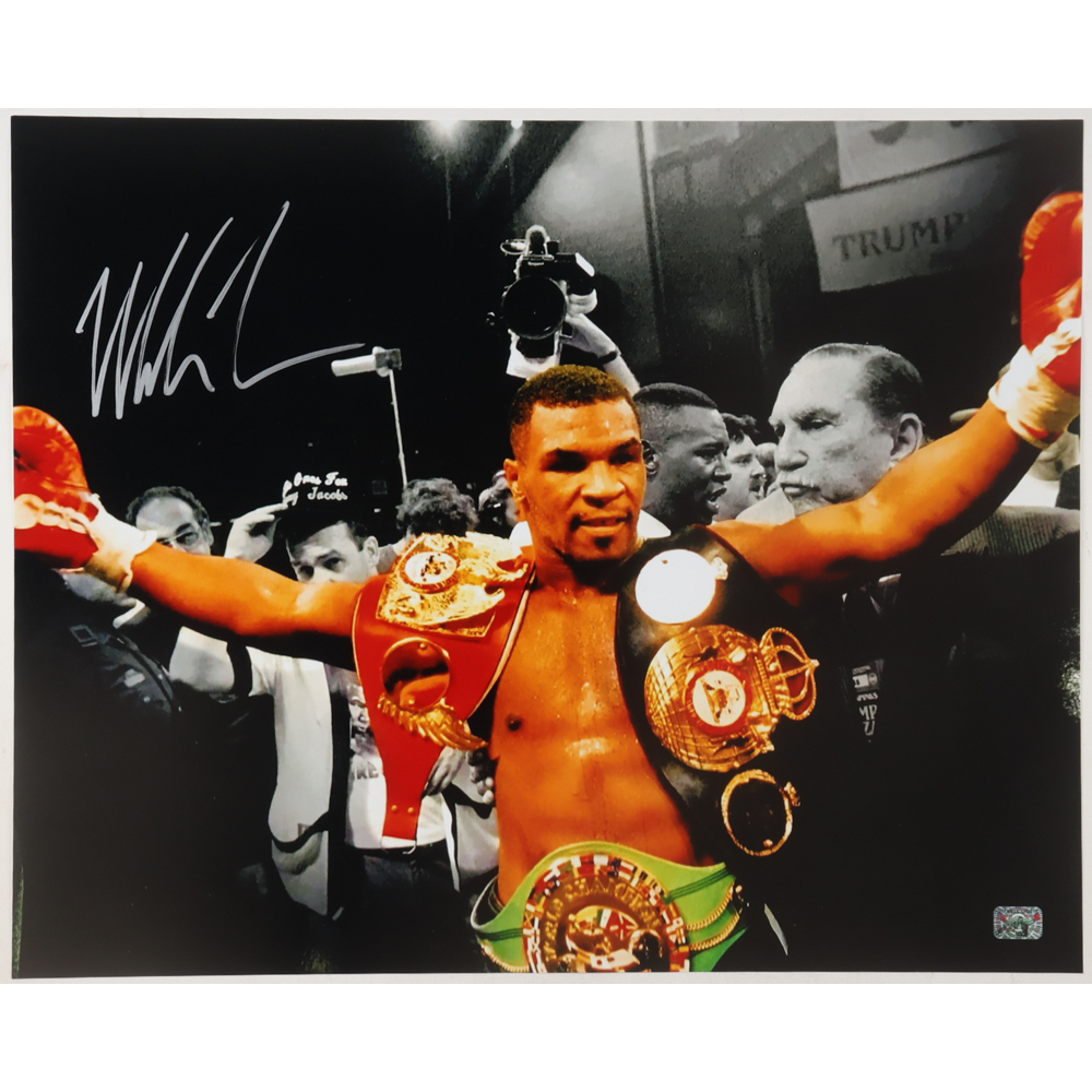 Mike Tyson Signed 16x20 Photo (Tyson) at PristineAuction.com