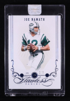 Joe Namath 2023 Panini Flawless Anniversary Sapphire #20 #2/7 at PristineAuction.com