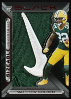 Matthew Golden 2025 Panini Black Sizeable Rookie Memorabilia Ruby #29 #10/25 RC at PristineAuction.com