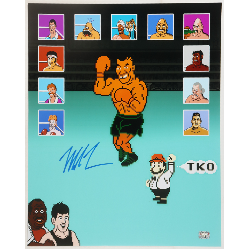 Mike Tyson Signed "Punch-Out!!" 16x20 Photo (Tyson) at PristineAuction.com