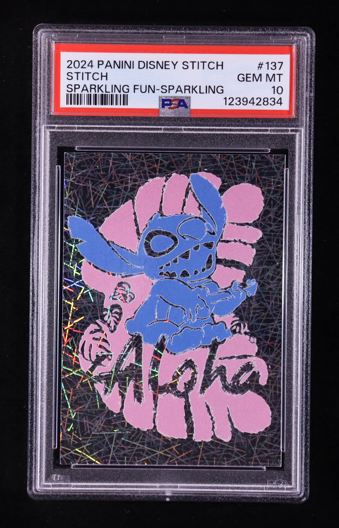 Stitch 2024 Panini Stitch #137 Sparkling Fun (PSA 10) at PristineAuction.com Stitch 2024 Panini Stitch #137 Sparkling Fun (PSA 10) at PristineAuction.com