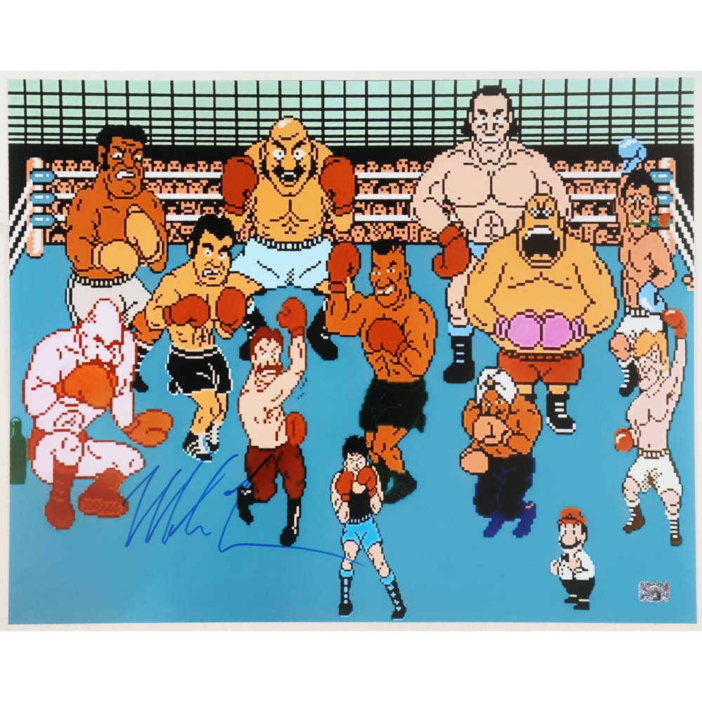 Mike Tyson Signed "Punch-Out!!" 16x20 Photo (Tyson) at PristineAuction.com