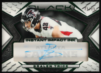 Bralen Trice 2025 Panini Black Instant Impact Ink Emerald #15 #25/25 RC at PristineAuction.com