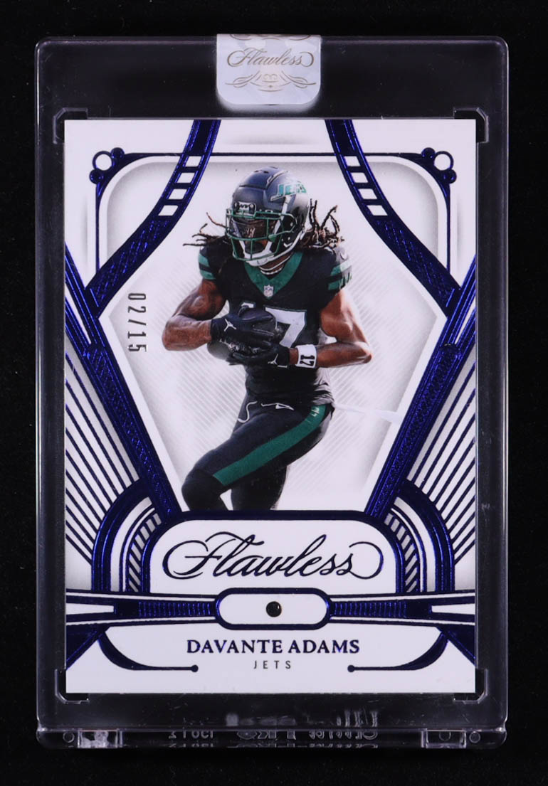 Davante Adams 2024 Panini Flawless Sapphire #52 #02/15 at PristineAuction.com Davante Adams 2024 Panini Flawless Sapphire #52 #02/15 at PristineAuction.com