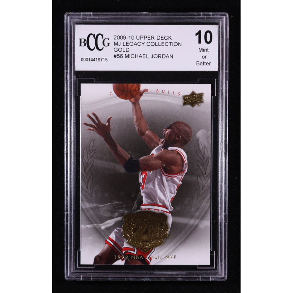 Michael Jordan 2009-10 Upper Deck MJ Legacy Collection Gold #56 (BCCG 10) at PristineAuction.com