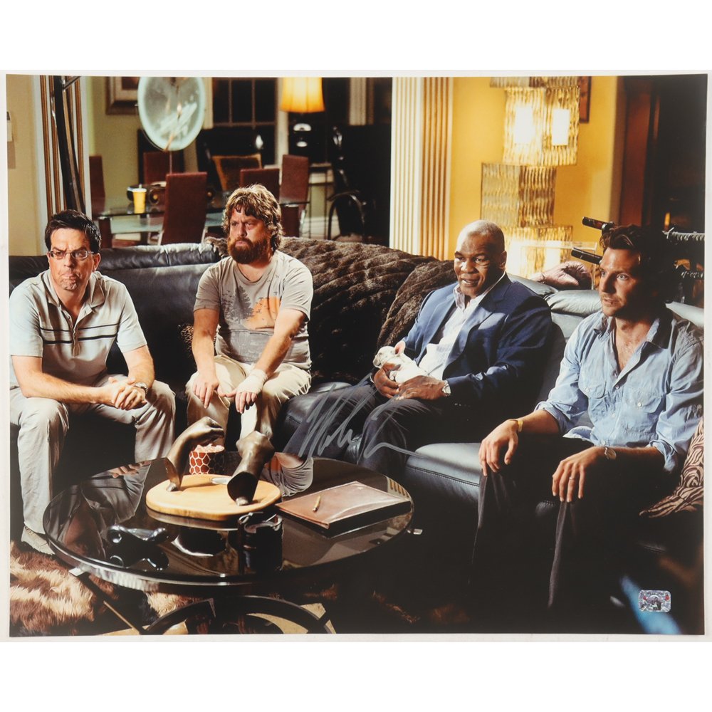 Mike Tyson Signed "The Hangover" 16x20 Photo (Tyson) at PristineAuction.com